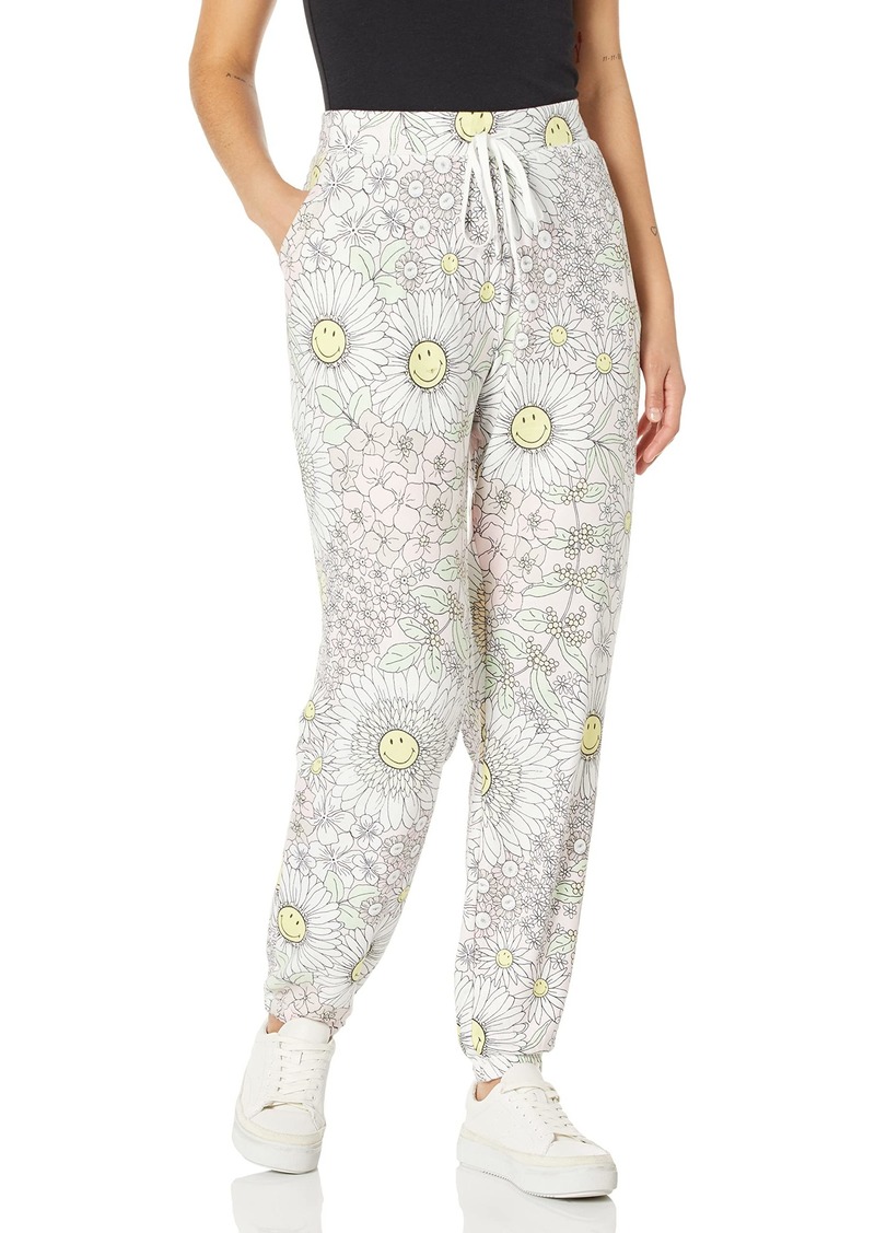 PJ Salvage Women's Loungewear Smiley Blooms Banded Pant  M