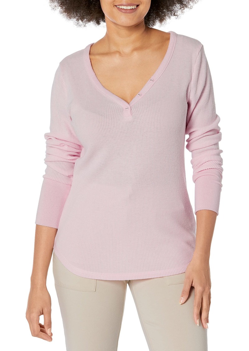 PJ Salvage Loungewear Textured Essentials Long-Sleeve Top  SM (Women's 4) Apparel