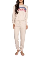 PJ Salvage Love Life Fleece Pajamas