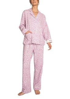 Pj Salvage Printed Flannel Pajama Set