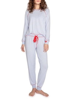 PJ Salvage Stripe Peachy Pajamas