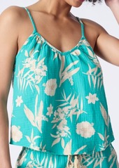 PJ Salvage Tahitian Tropics Cotton Gauze Camisole