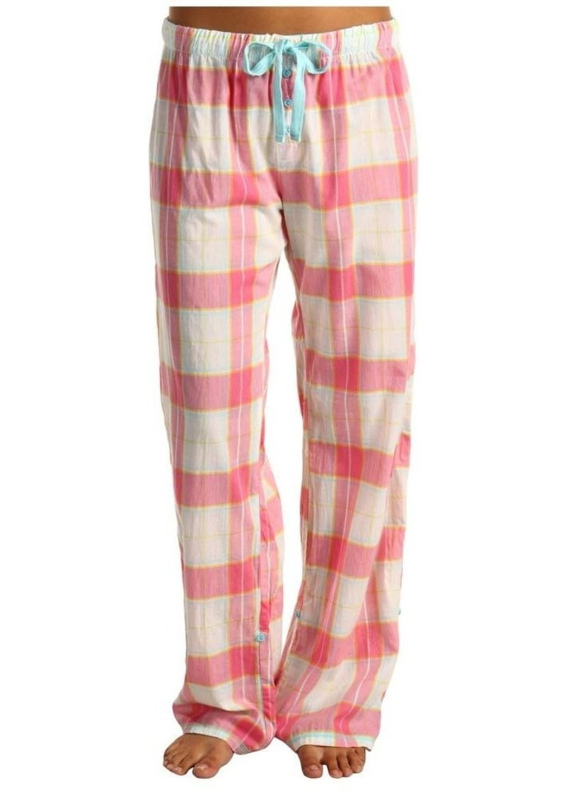 PJ Salvage Women's Beach More-Worry Less Pajama Bottom Pant Pjs  S