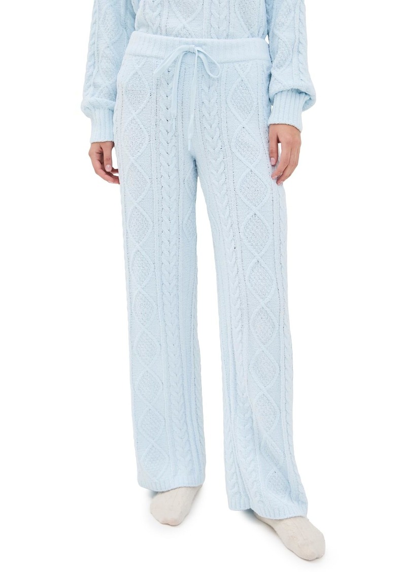 PJ Salvage P.J. Salvage Women's Cable Crew Lounge Pant