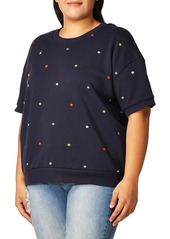 PJ Salvage womens Loungewear American Dreams Short Sleeve T-shirt Pajama Top   US