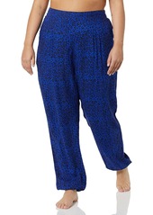 PJ Salvage Women's Blueberry Fields Banded Pant Royal Blue