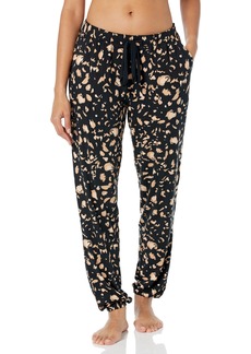 PJ Salvage Women's Loungewear  Cheetah Banded Pant XL