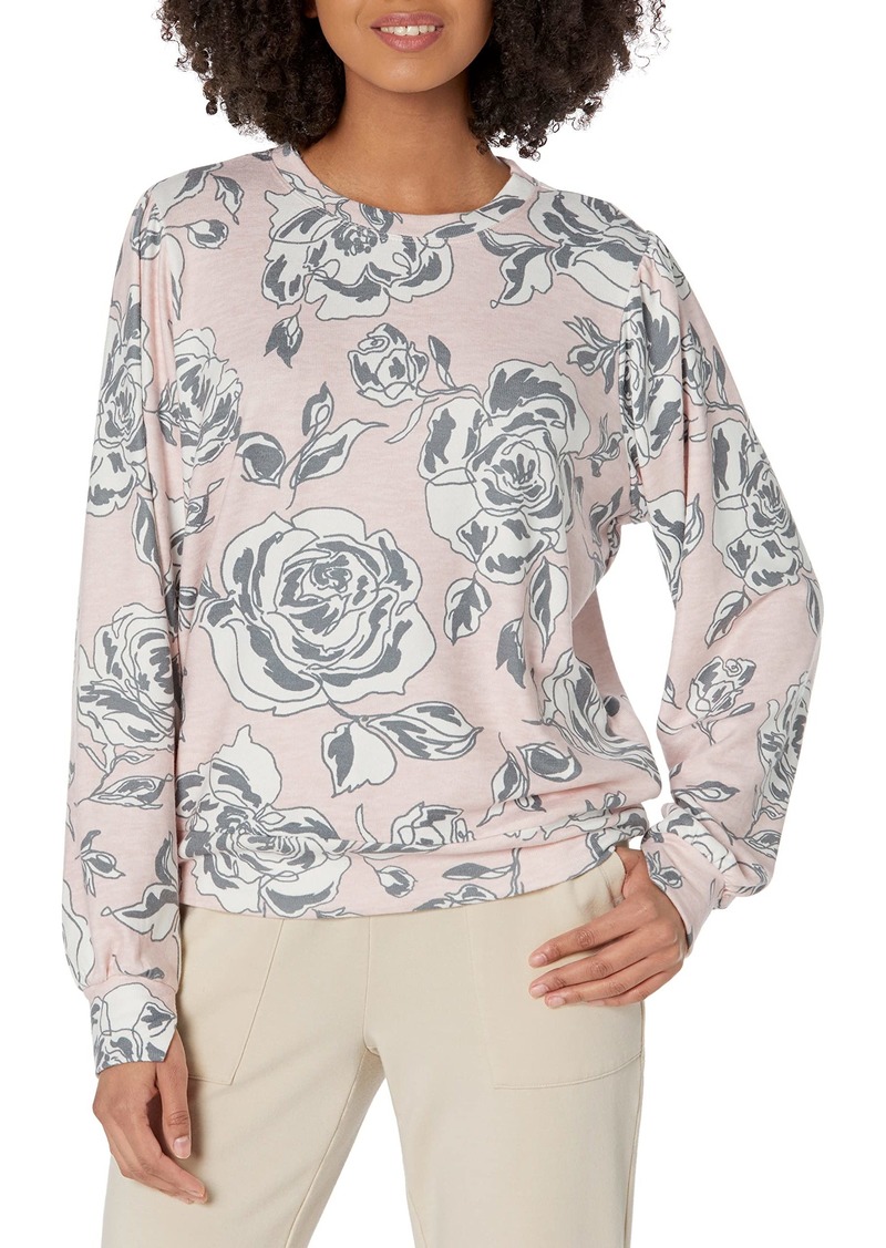PJ Salvage Women's Loungewear Cinema Floral Long Sleeve Top  XL