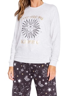 PJ Salvage womens Loungewear Flannels Long Sleeve Pajama Top   US
