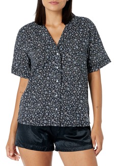 PJ Salvage womens Loungewear Floral Feels Short Sleeve T-shirt Pajama Top   US