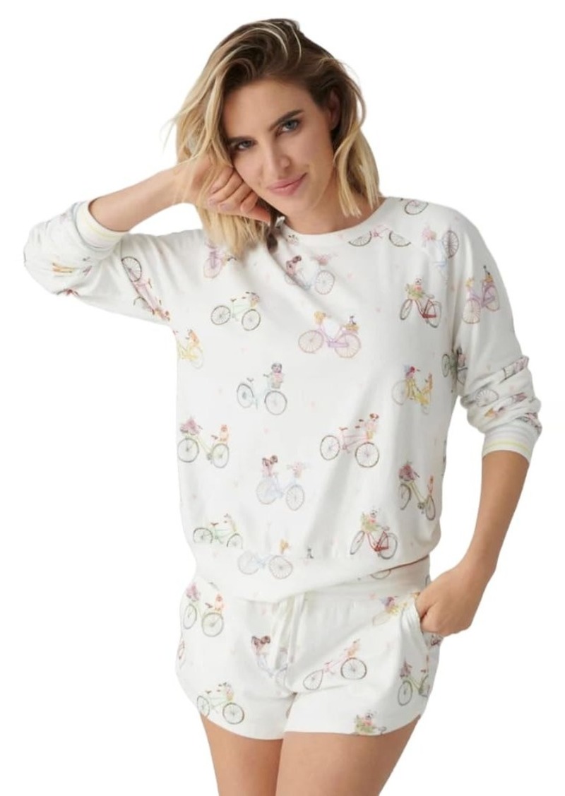 PJ Salvage P.J. Salvage Women's Loungewear Floral Market Long Sleeve Top