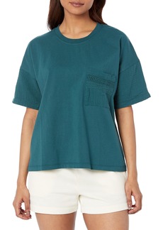 PJ Salvage womens Loungewear Gauzin Around Short Sleeve T-shirt Pajama Top   US