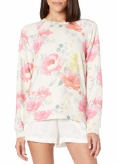 PJ Salvage Women's Loungewear Happy Blooms Long Sleeve Top  S