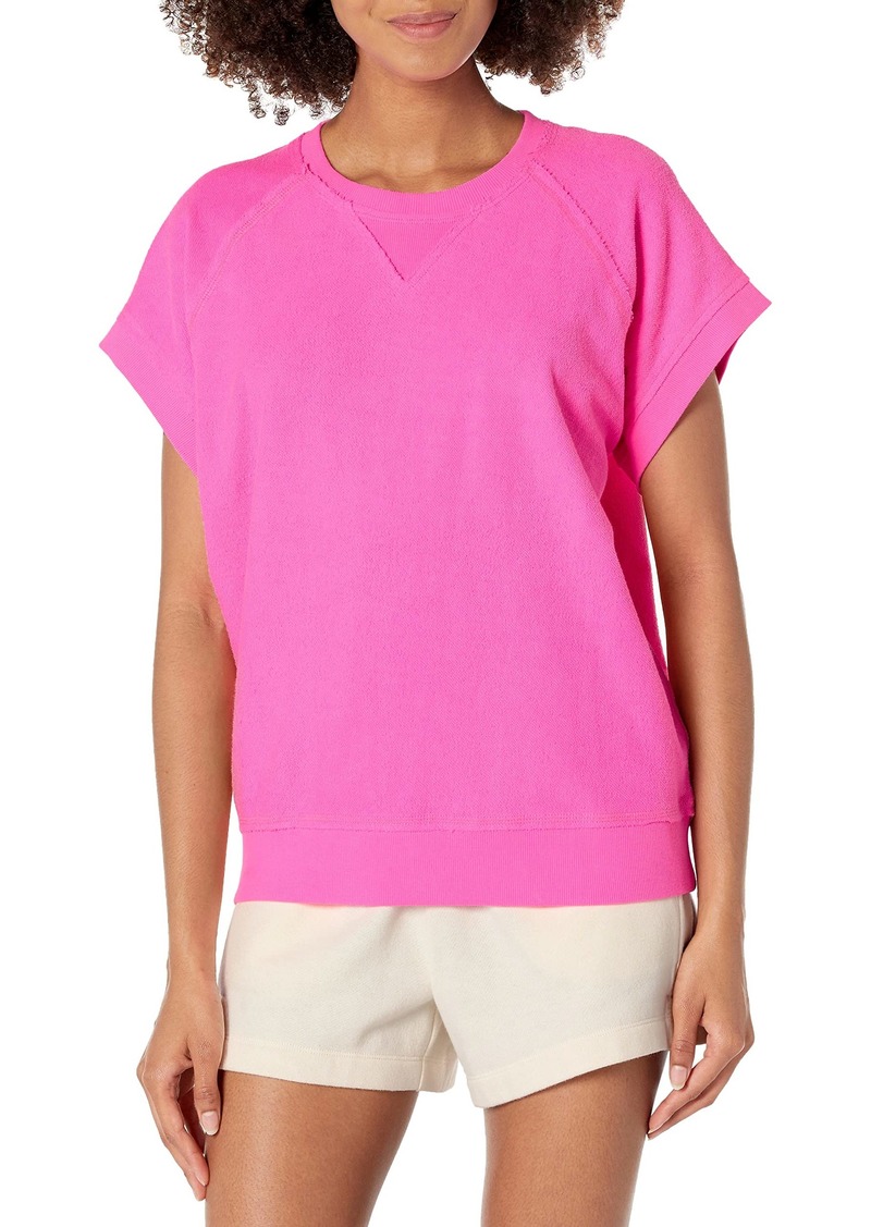 PJ Salvage Women's Loungewear Loop Terry Lounge Short Sleeve T-Shirt  XL