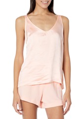 PJ Salvage Women's Loungewear Luxe Aloe Silk Cami  S