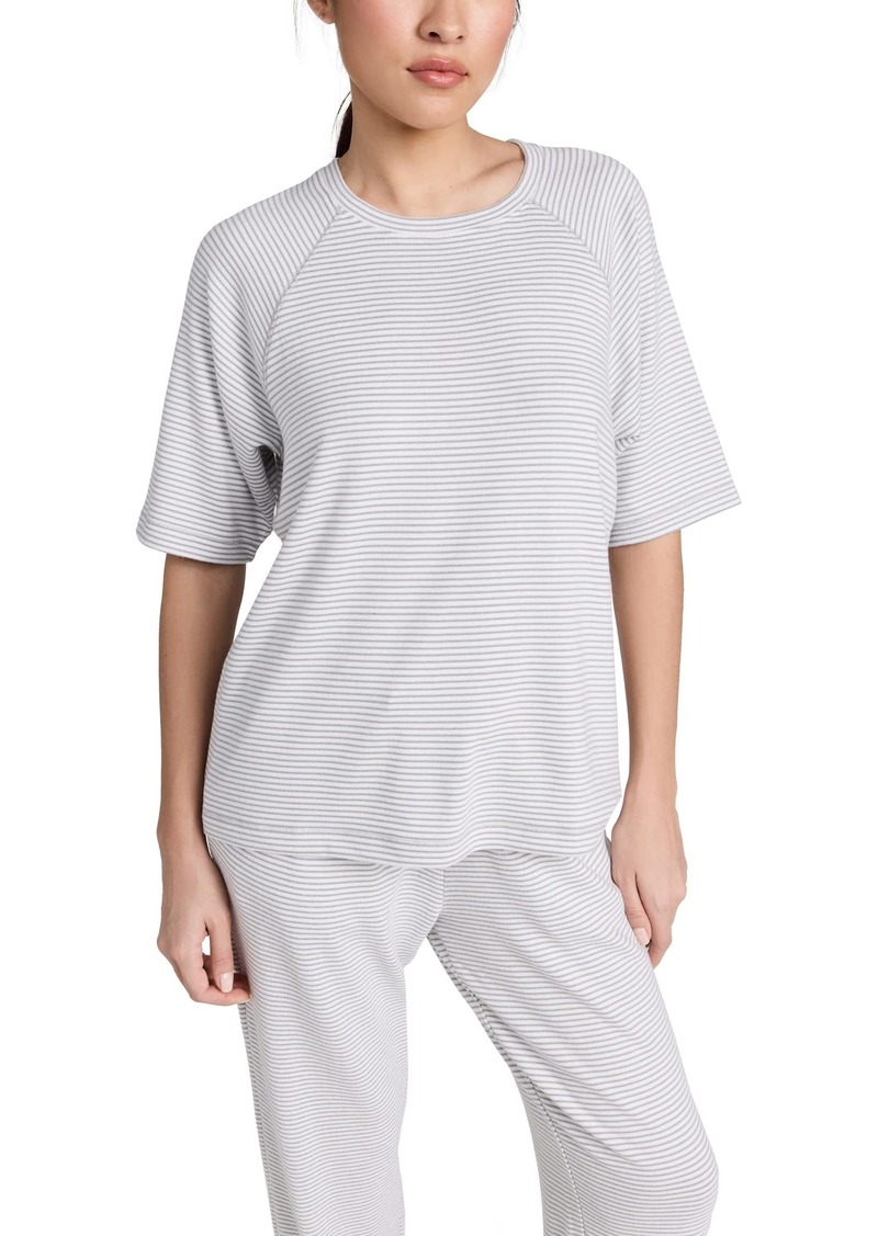 PJ Salvage Women's Loungewear Mini Me Stripe Short Sleeve T-Shirt  L