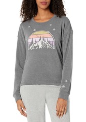 PJ Salvage Women's Loungewear Mountain Love Long Sleeve Top  XL