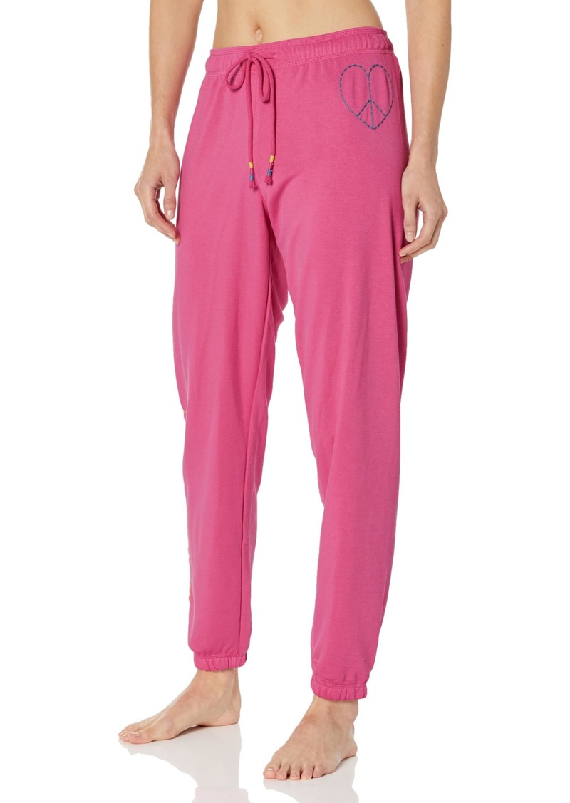 PJ Salvage Women's Loungewear Neon Dream Banded Pant  L