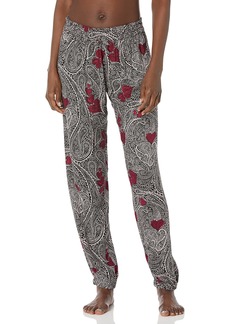 PJ Salvage Women's Loungewear Paisley Party Banded Pant  S