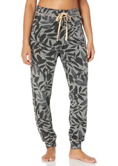 PJ Salvage Women's Loungewear Papaya Palms Banded Pant  XL