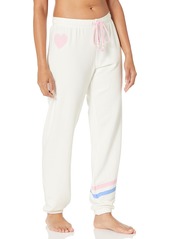 PJ Salvage Women's Loungewear Peace and Love Banded Pant  XL