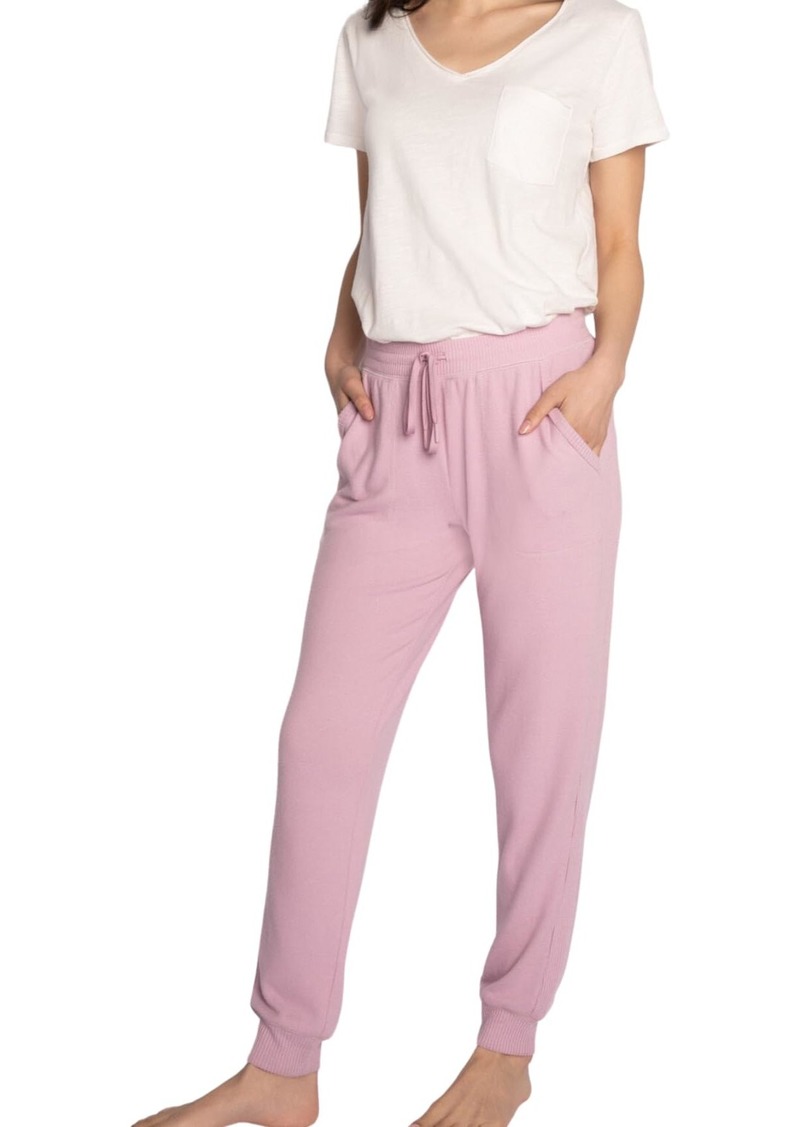 PJ Salvage Women's Loungewear Peachy in Color Banded Pant  S