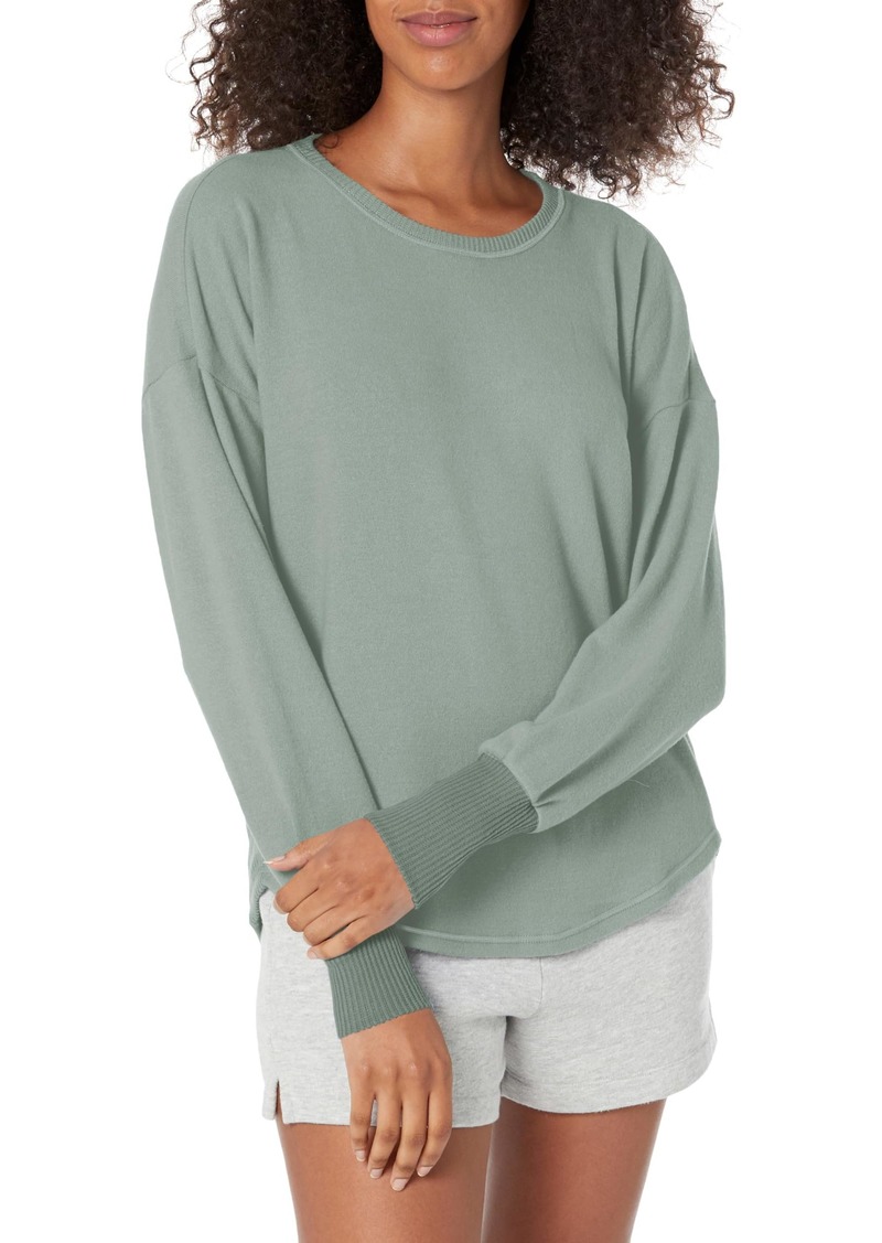 PJ Salvage Women's Loungewear Peachy in Color Long Sleeve Top  S