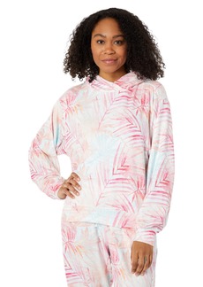 PJ Salvage womens Loungewear Peachy Party Hoody Pajama Top   US