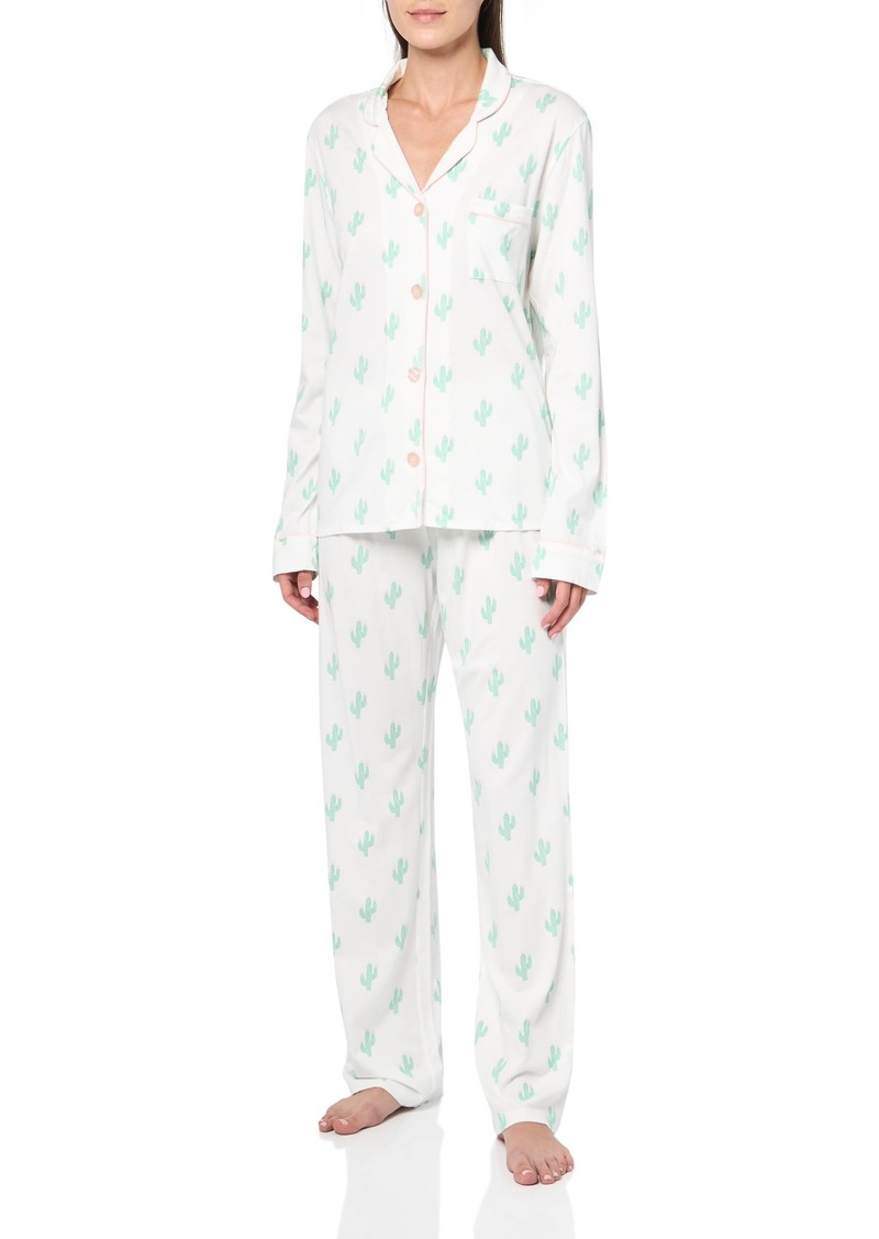 PJ Salvage Women's Loungewear Playful Prints Pajama Pj Set  XS