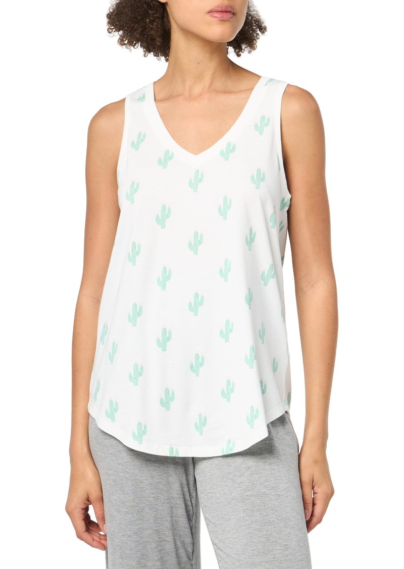 PJ Salvage Women's Loungewear Playful Prints Tank  XS