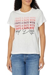 PJ Salvage Women's Loungewear Puppy Love Short Sleeve T-Shirt  M