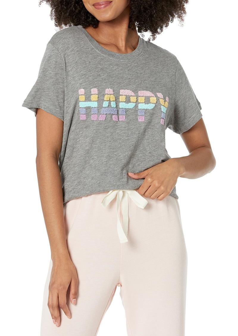 PJ Salvage Women's Loungewear Rainbow Room Short Sleeve T-Shirt  XS