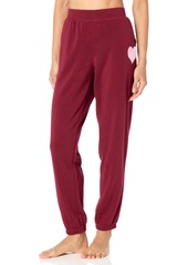 PJ Salvage Women's Loungewear Rescues are My Favorite Breed Banded Pant  M