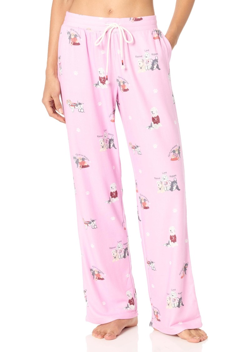 PJ Salvage Women's Loungewear Rescues are My Favorite Breed Pant  XS