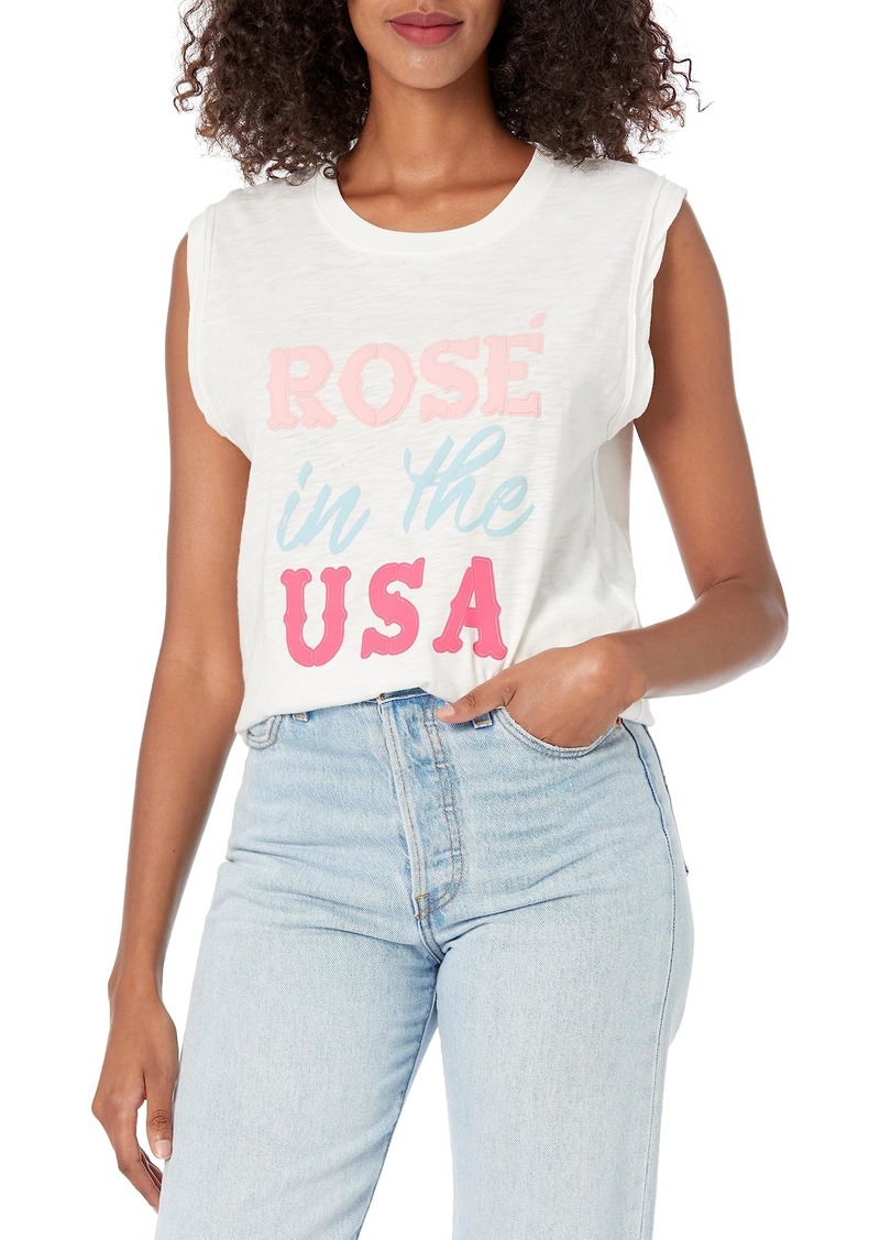 PJ Salvage Women's Loungewear Rose in The USA Tank  XL