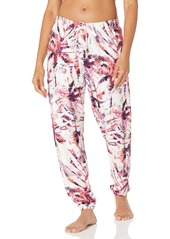 PJ Salvage Women's Loungewear Scattered Palms Banded Pant  M