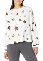 PJ Salvage womens Loungewear Shoot for the Stars Long Sleeve Pajama Top   US