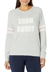 PJ Salvage Women's Loungewear Snow Bunny Long Sleeve Top  S