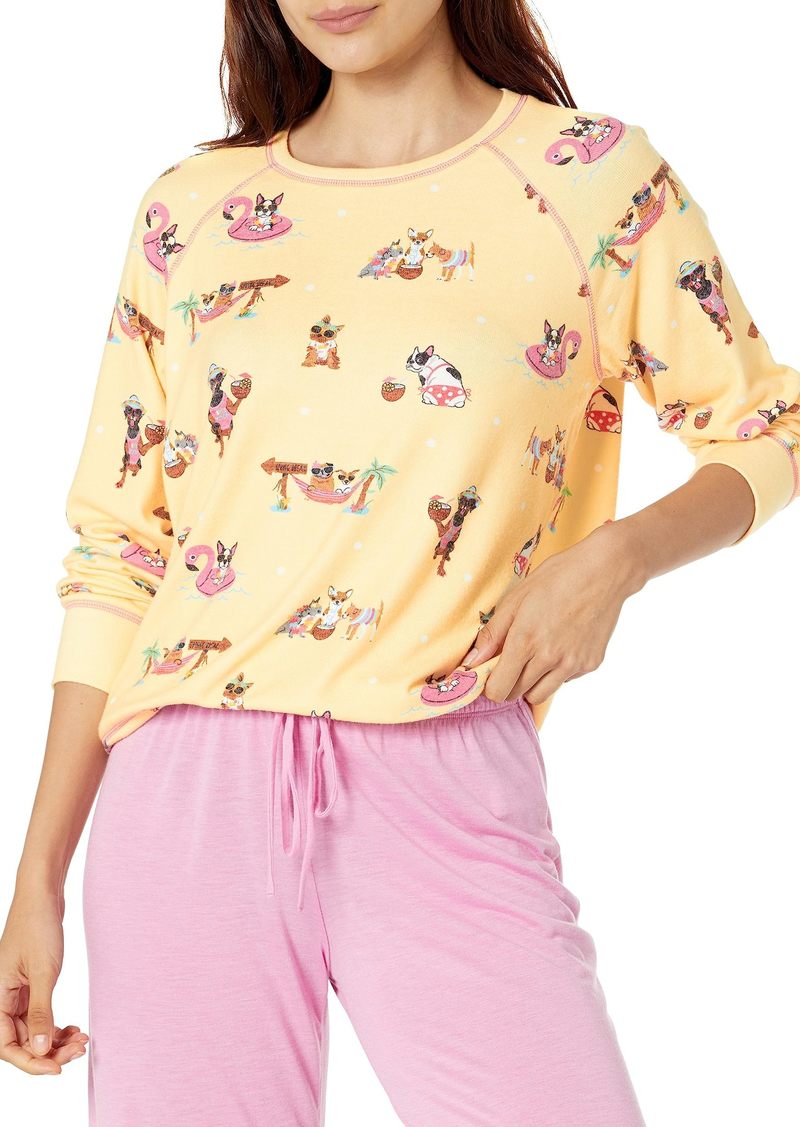 PJ Salvage Women's Loungewear Spring Breeze Long Sleeve Top  XS