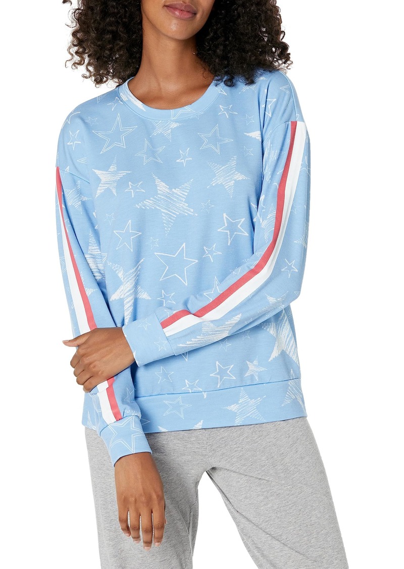 PJ Salvage Women's Loungewear Star Spangled Long Sleeve Top  M