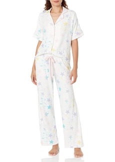PJ Salvage Women's Loungewear Star Splatter Pajama Pj Set  L