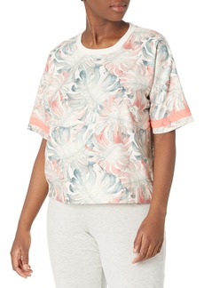 PJ Salvage Women's Loungewear Tropic Like Its Hot Short Sleeve T-Shirt  XL