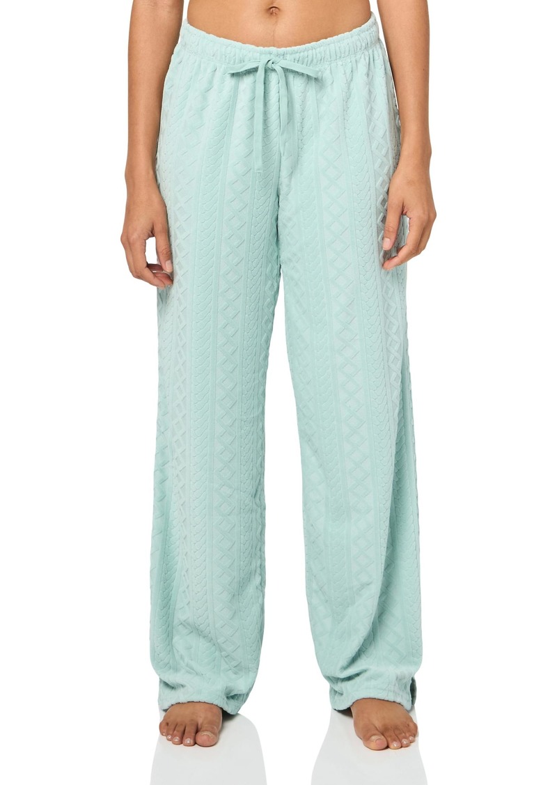 PJ Salvage Women's Loungewear Verry Terry Cable Crew Pant  XL