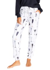 PJ Salvage womens Loungewear Wine Celebration Banded Pant Pajama Bottom   US