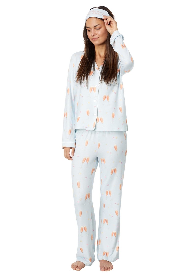 PJ Salvage Women's Loungewear You Had Me at Rose Pajama Pj Set  L