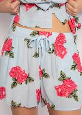 PJ Salvage Rose In The Usa Short In Blue Mist