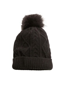 PJ Salvage Women's Cable Lounge Beanie In Black