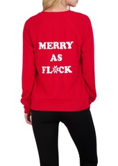 PJ Salvage Womens Crewneck Holiday Sweatshirt