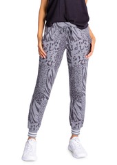 PJ Salvage Patch Perfect Lounge Joggers in Heather Charcoal at Nordstrom