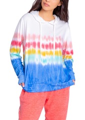 PJ Salvage Rainbow Sunsets Hoodie in Bright Blue at Nordstrom
